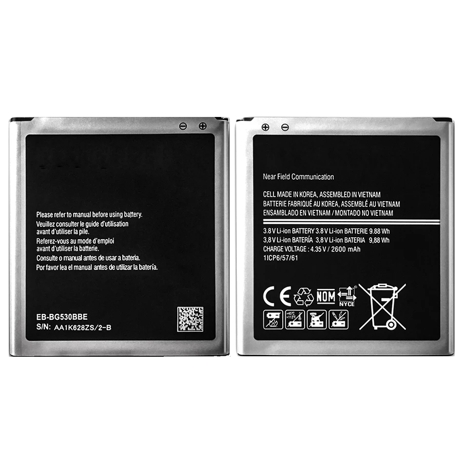 Аккумулятор для Samsung W559 S5620I S5630C C3200 F339 S5296 C3322 GT C3530 S5610 J120F J250F J260F G530 G360 G500 i579 i679