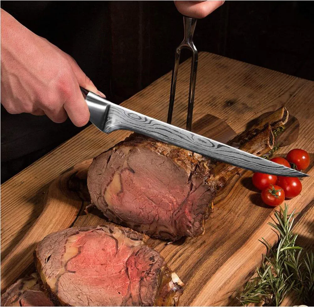 Набор кухонных ножей Лев острый шеф-повар из высокоуглеродистой нержавеющей