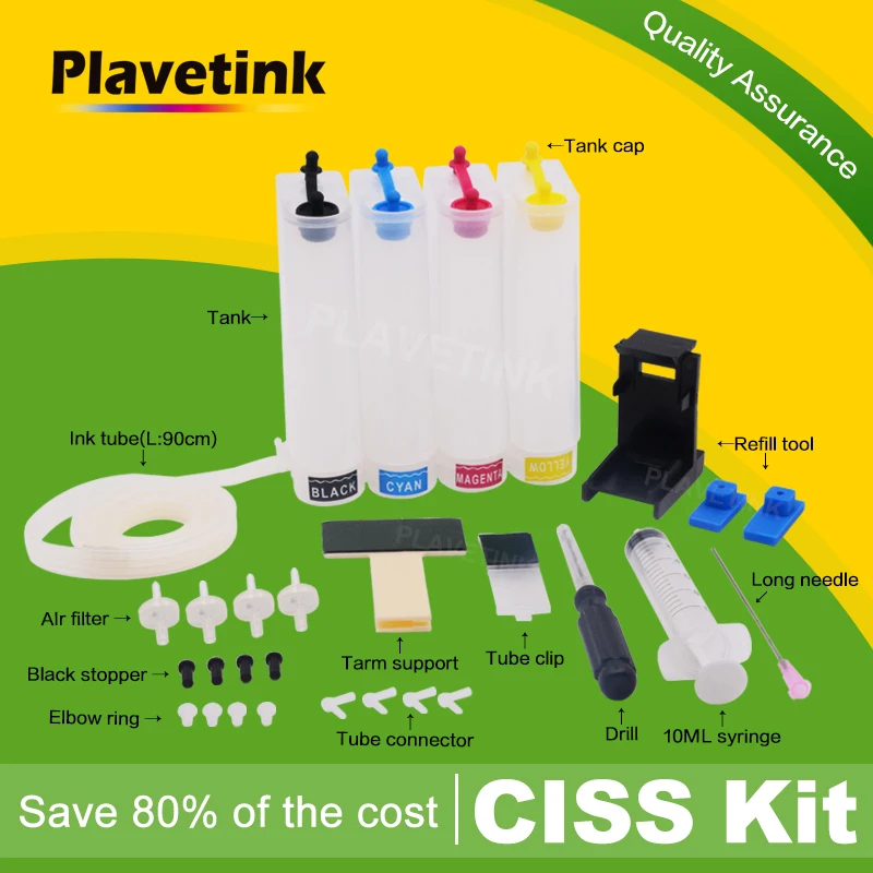 Чернильный картридж Plavetink CISS для принтера Canon PG 50 CL 51 PG50 CL51 Pixma iP2200 iP6210D iP6220D MP150 MP160