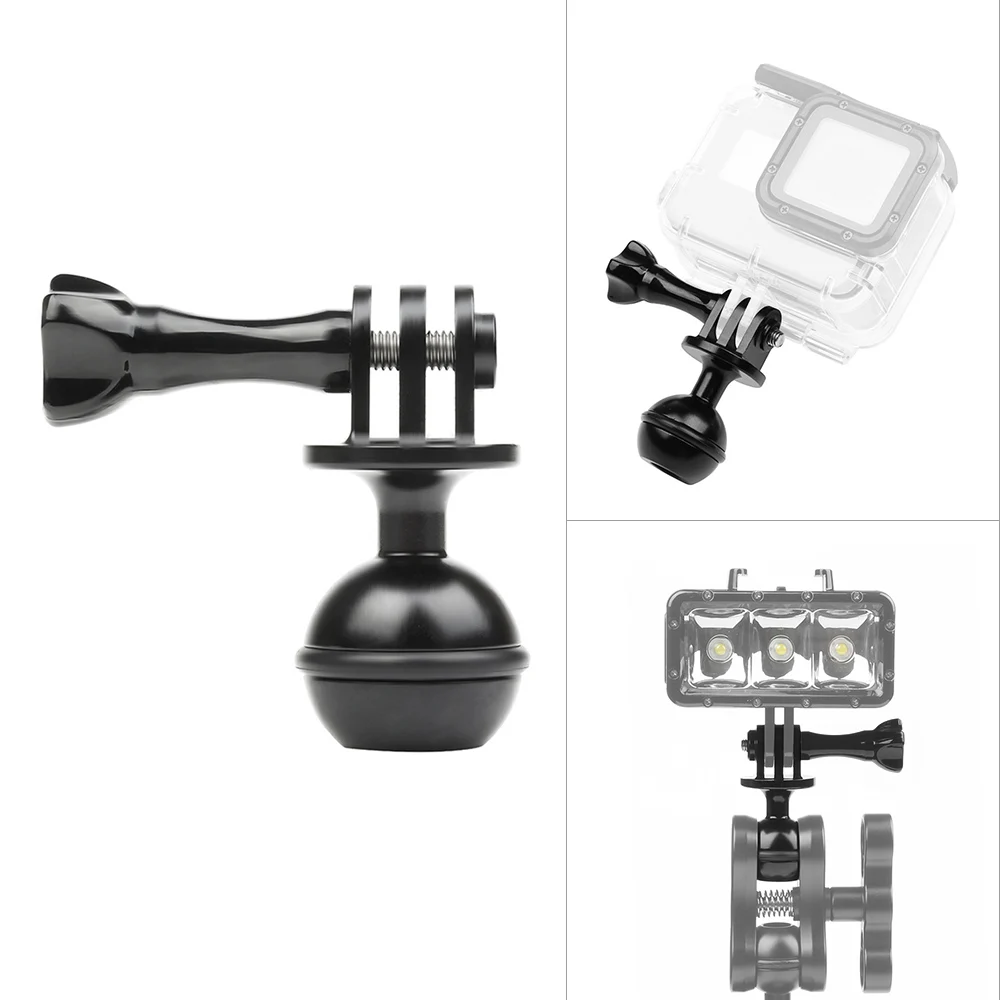 Штатив из алюминиевого сплава с шариковой головкой и длинным болтом для GoPro Hero SJCAM