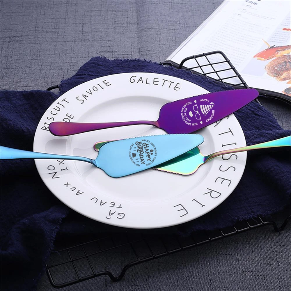 Креативная индивидуальная надпись лопатка для торта и пиццы из нержавеющей