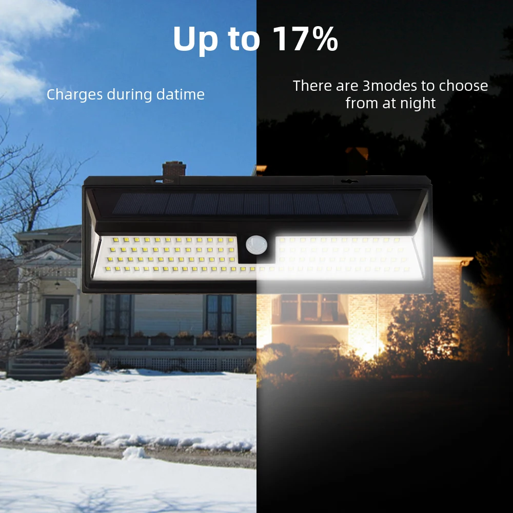 118 LED Солнечный свет открытый датчик движения на солнечной энергии