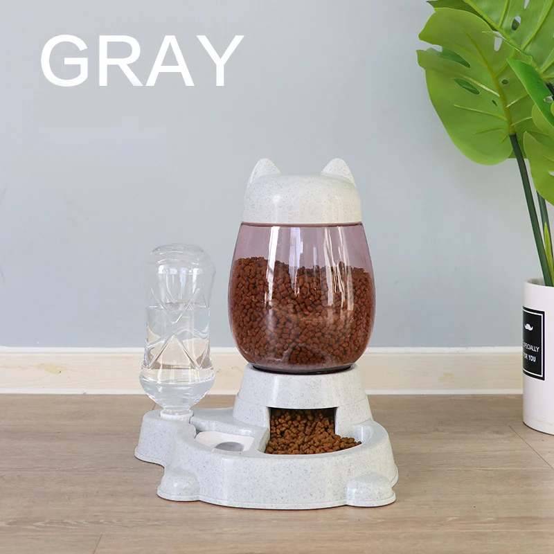 Автоматическая кормушка для собак кошек миска питья воды кормления 2.2л большая