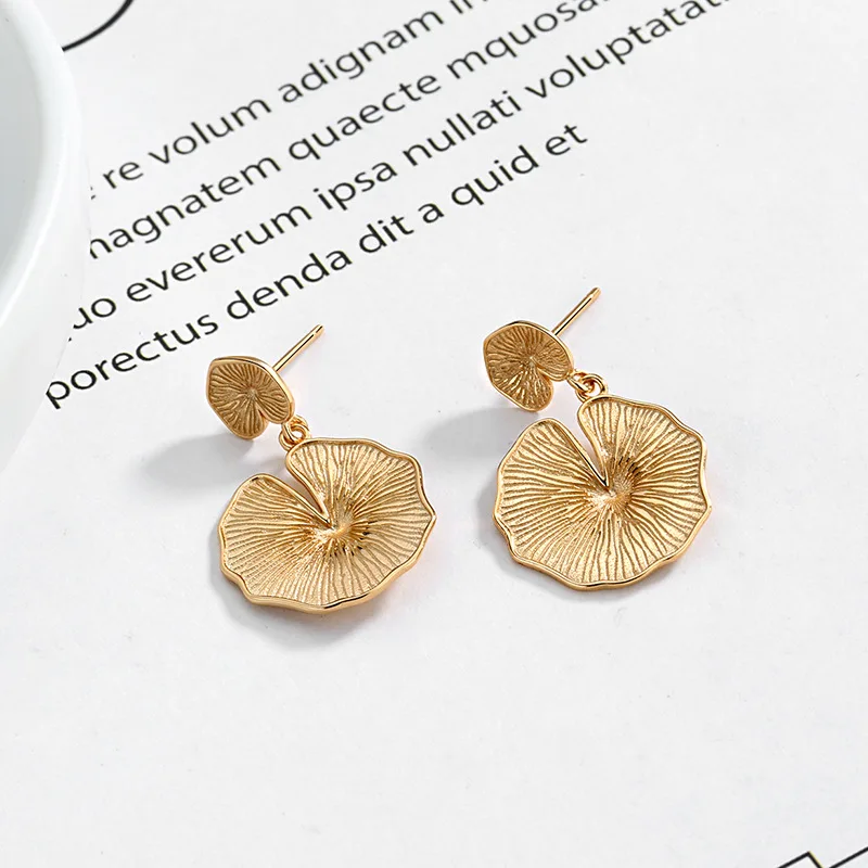 Женские Геометрические серьги Leouerry серьги-гвоздики из стерлингового серебра 925