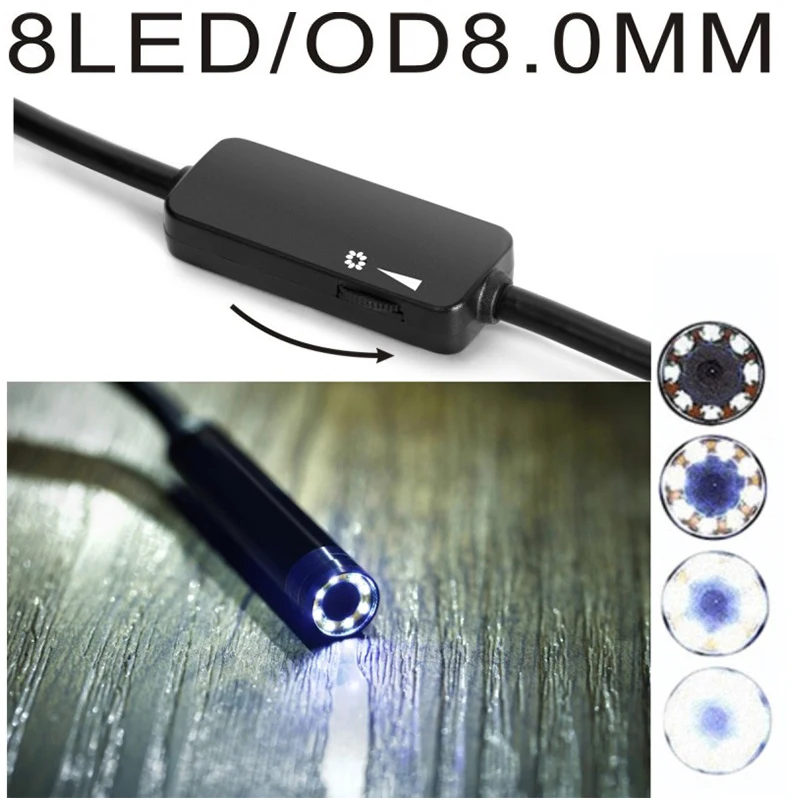 Wifi эндоскоп камера 1200P водонепроницаемый 2 м/3 5 м/5 м/10 м жесткий провод