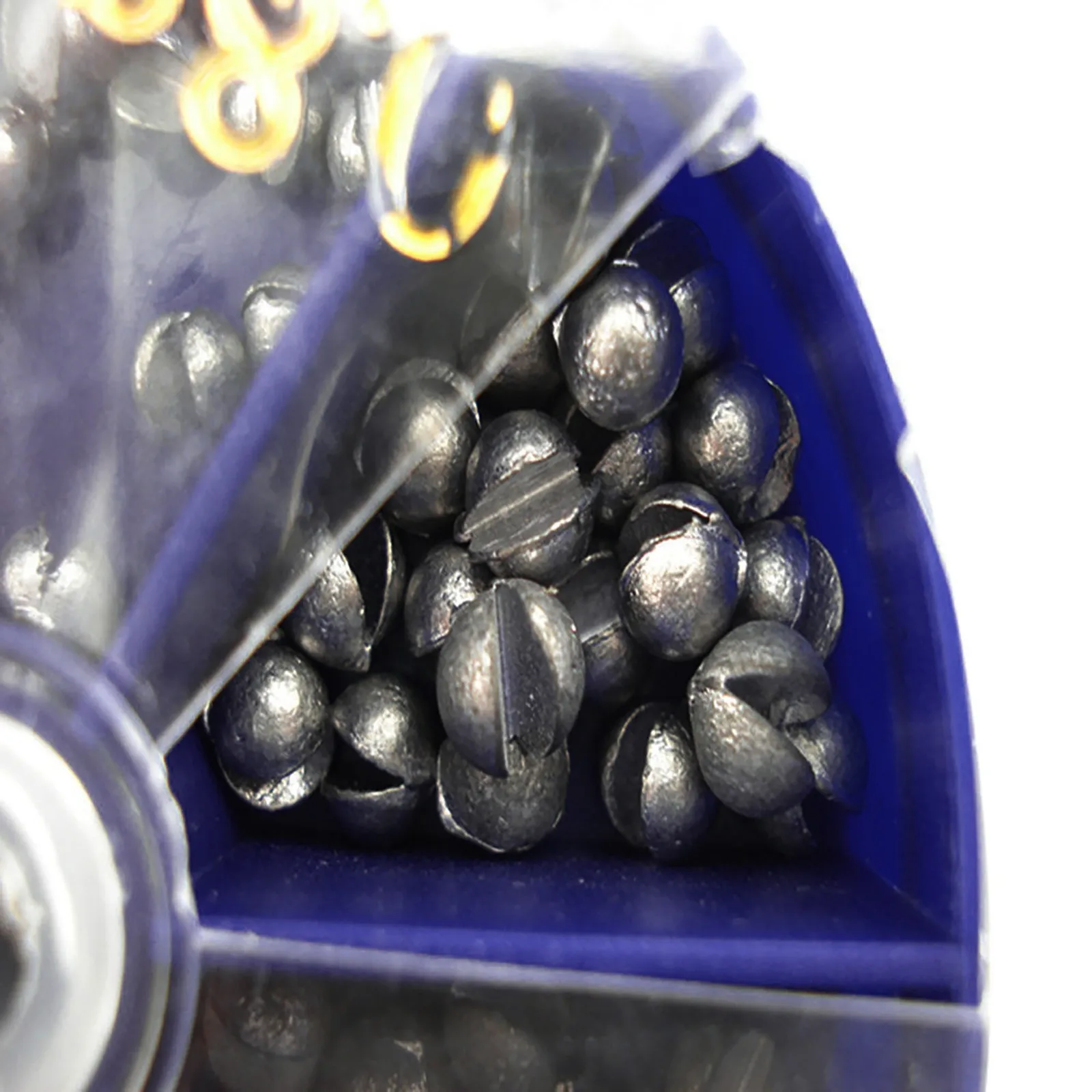 1 шт. коробка рыболовных свинцовых грузил рыболовные яйца пулевые снасти грузила