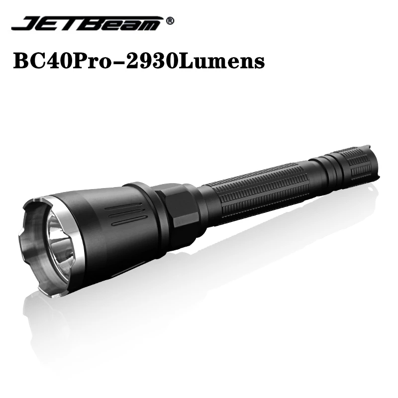 JETBeam BC40 PRO Tactical Flashlight Super Bright 2930Lumens CREE XHP50 LED EDC Troch Light For Camping Searching