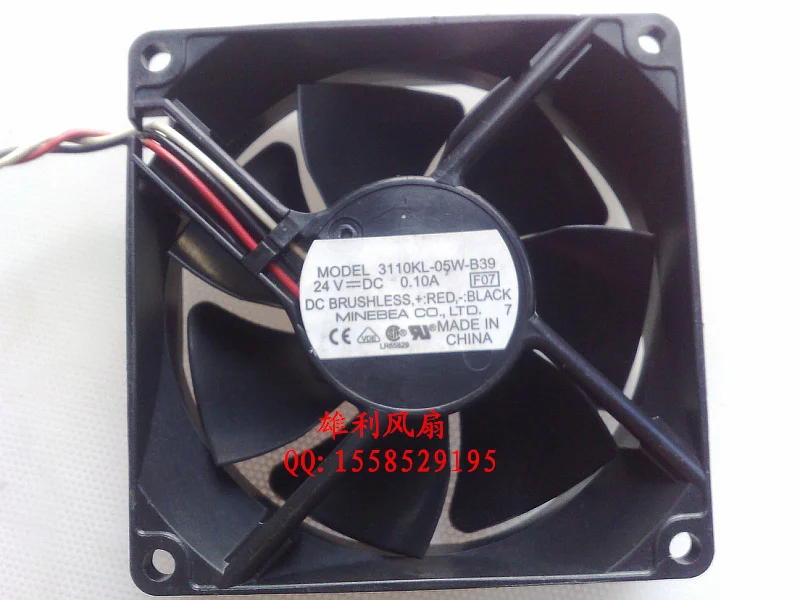 

Новый 3110KL-05W-B39 24V 0.10A 8 см 8025 3 провода защиты электродвигателя Вентилятор охлаждения