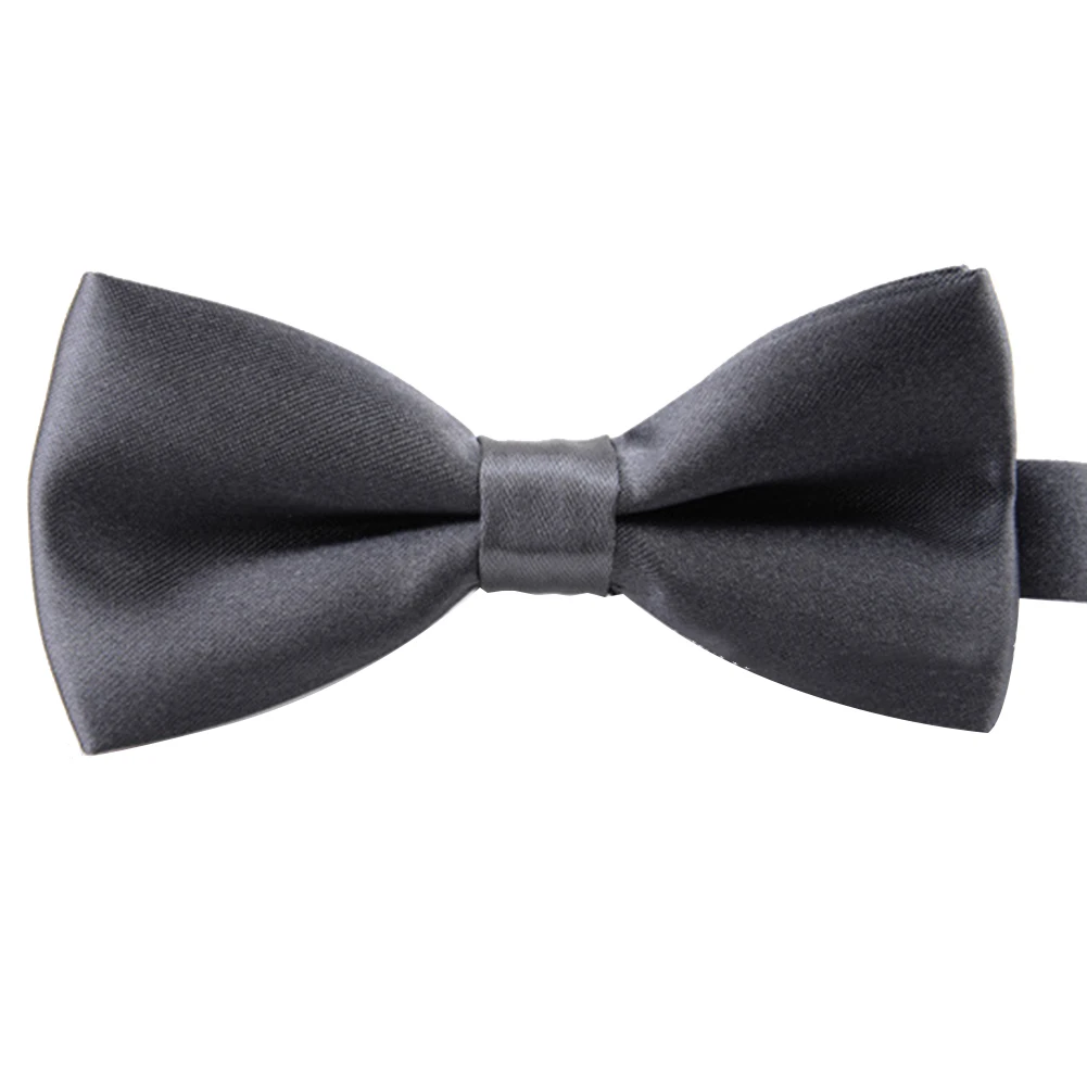 

Baby Kids Tie Solid Color Adjustable Necktie Bowtie Party Photography Props Elastic Colorful Butterfly Satin Party Accessory