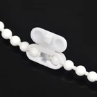 20 шт., пластиковые коннекторы для штор, с бусинами