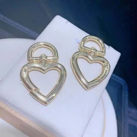 2pcslot 46x33mm womens high quality classic heart shaped jewelry accessories pendants