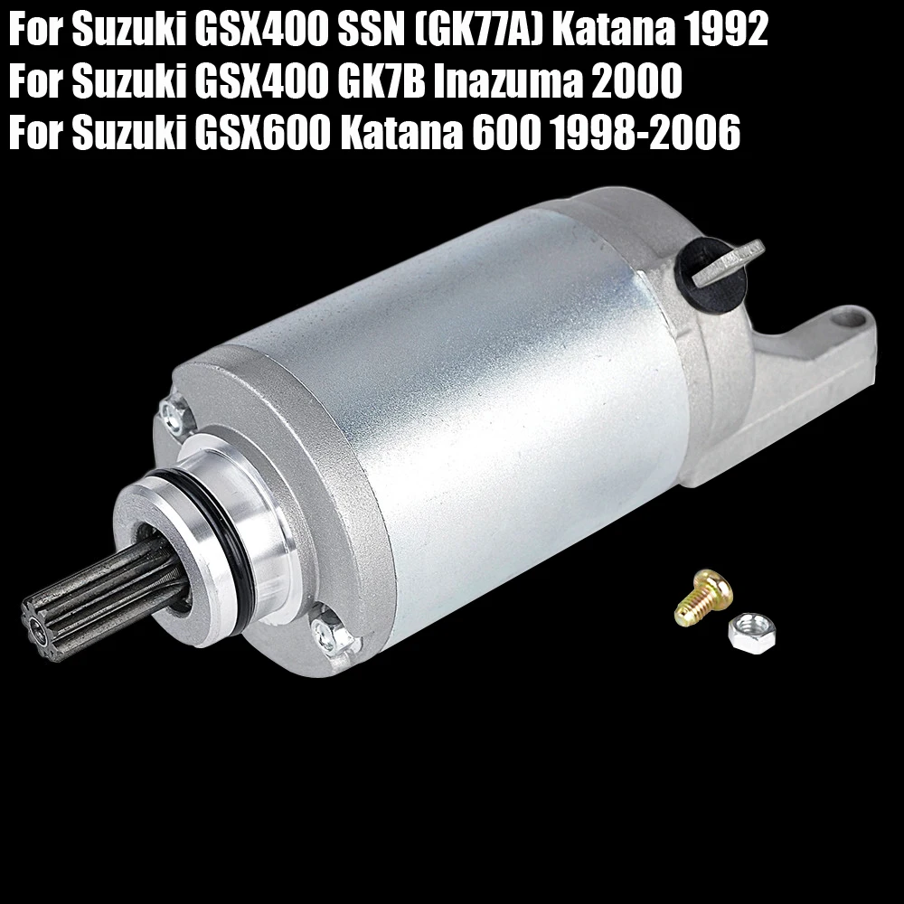 

Starter Motor for Suzuki GSX600 GSX400 Katana GSX400 GK7B Inazuma / GSX 600 400