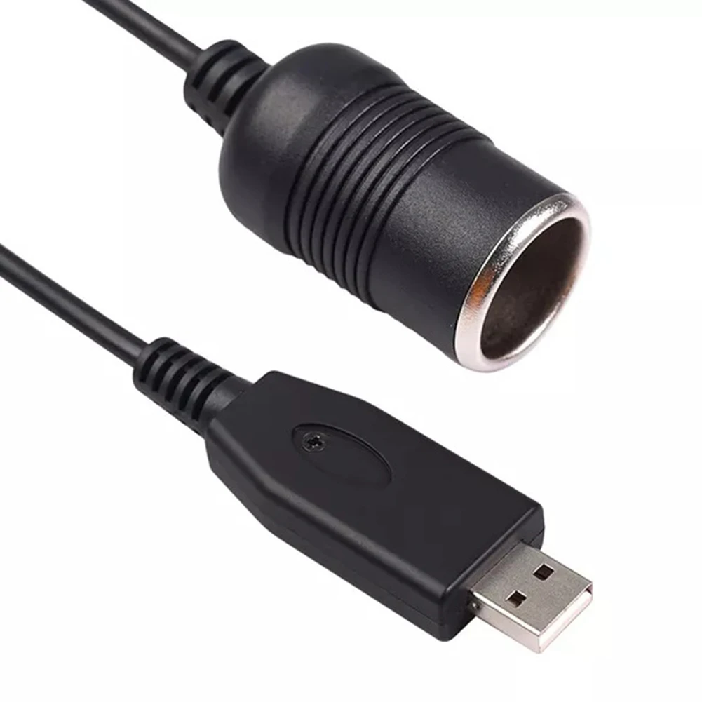 5V USB A до 12V розетка для автомобильного прикуривателя кабели адаптеров 12 дюймов для Видеорегистраторы для автомобилей для парковочной системы Dashcam провода