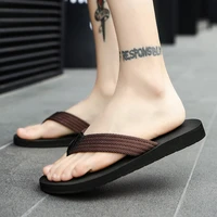 high quality hot sale big size 48 flip flops men summer beach slippers men outdoor fashion breathable casual men slippers black