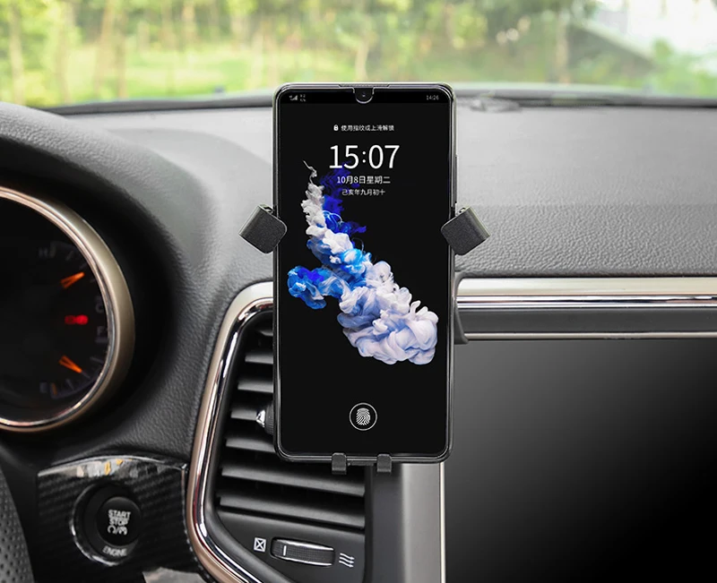Автомобильные аксессуары для Jeep Grand Cherokee 2014 2018 вращающийся держатель смартфона
