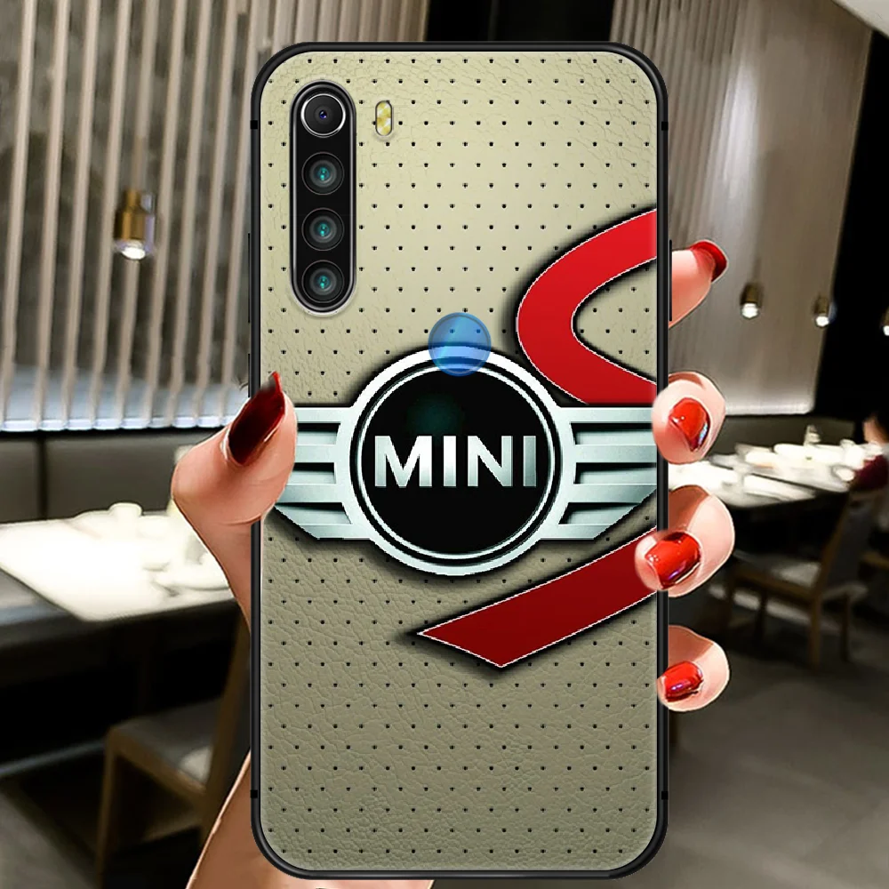 

Mini Cool Car Logo Phone Case Cover Hull For XIAOMI Redmi 7a 8a S2 K20 NOTE 5 5a 6 7 8 8t 9 9s Pro Max black Etui Fashion Back