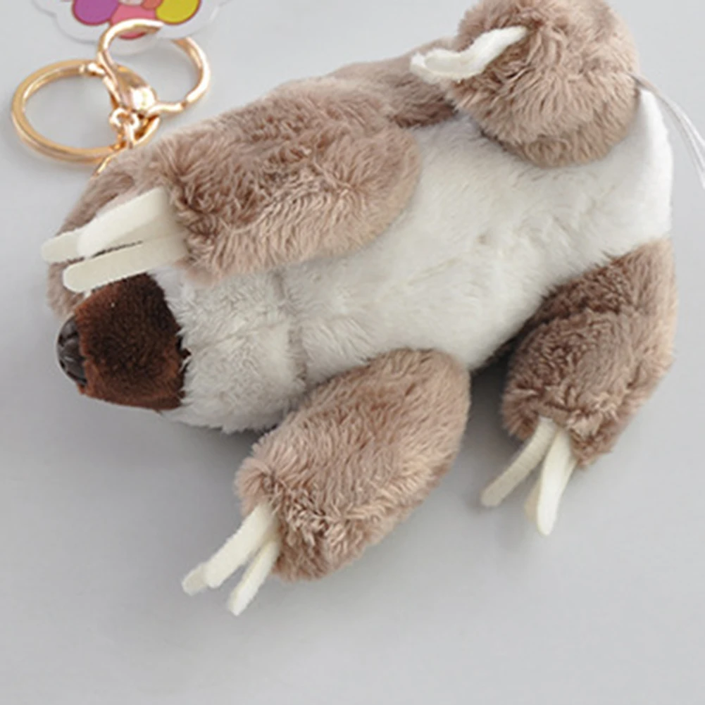 12 см креативный милый лежа плюшевый Ленивец сумка Подвеска укомплектованные Kawaii