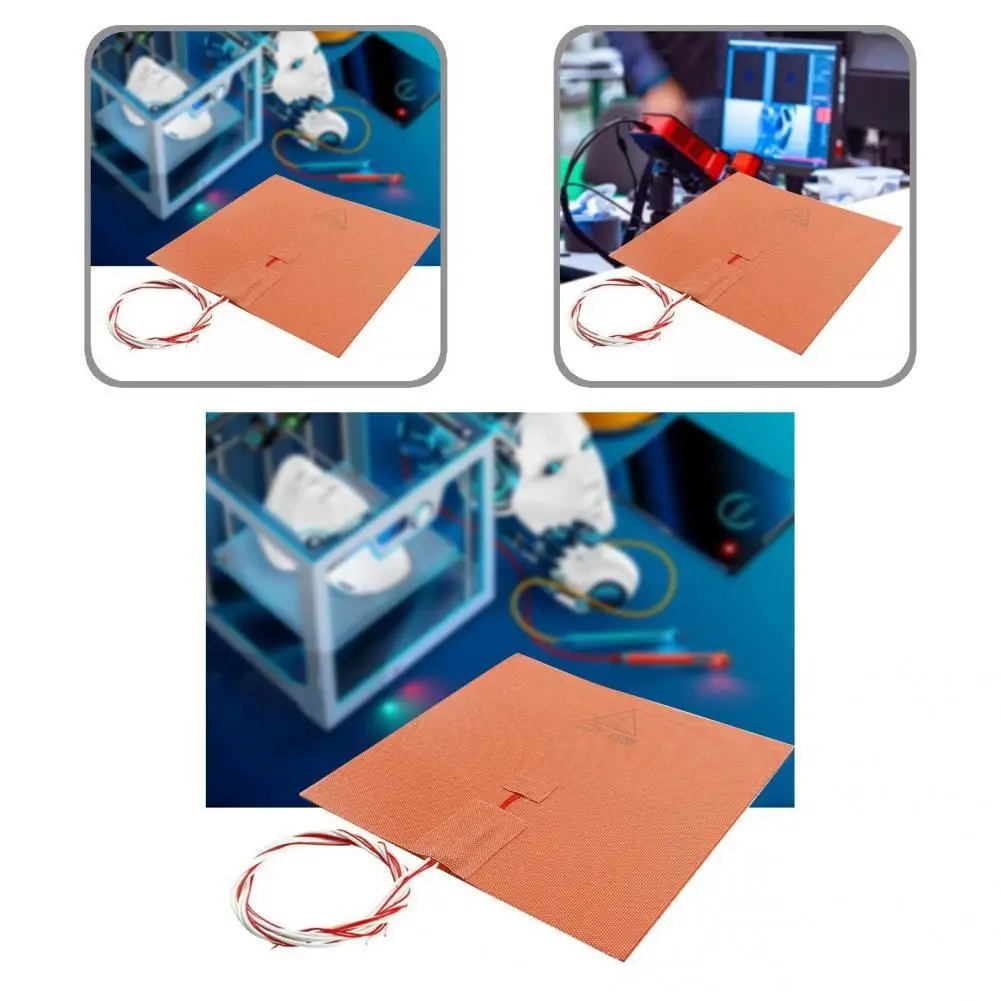 

Accessories Heating 3D Printer Silicone Heating Pad Parts Silicone Heater Uniform Heat Transfer for Industry