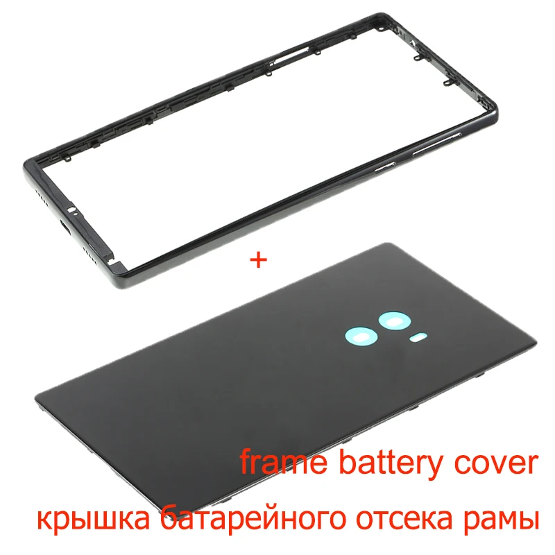 frame battery cover Оригинальная рамка mi x для 6," Xiaomi mi x/mi x Pro версия 18K Керамическая передняя рамка mi ddle рамка+ задняя крышка для аккумулятора чехол - Color: frame battery cover
