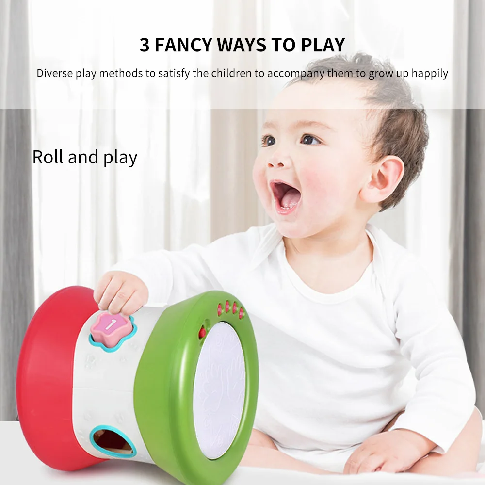 

Educational Toys Baby Music Toys Hand Drums Musical Children Musical Instruments Pat Drum Baby Toys 6-12 Months Children Kids