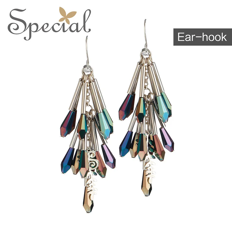 Ear hoop Специальные, необычные женские серьги, темперамент, высокая холодная серьга, крючок, линия серьги, цвет, мода, карнавал S2185E - Окраска металла: Ear hoop