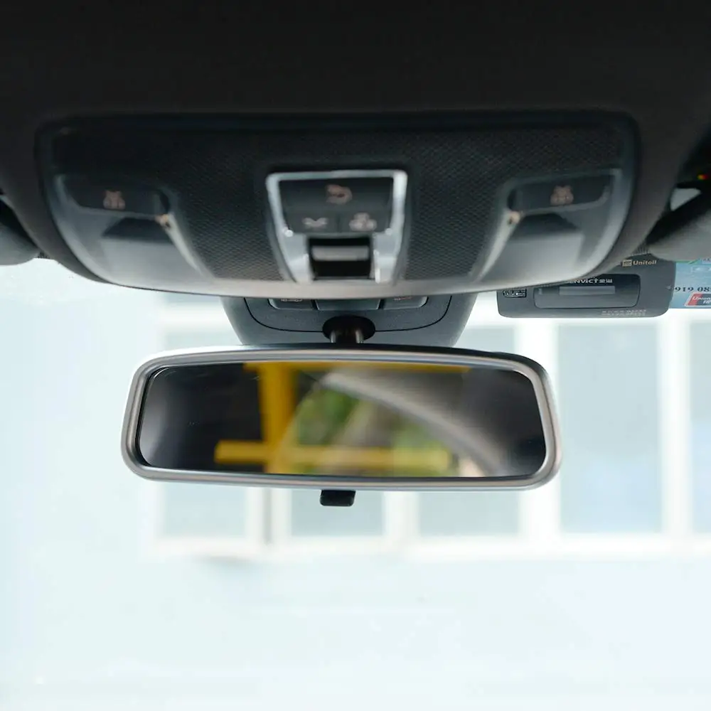 Матовая рамка для зеркала заднего вида из АБС пластика Mercedes Benz CLA GLA A B CLass W176