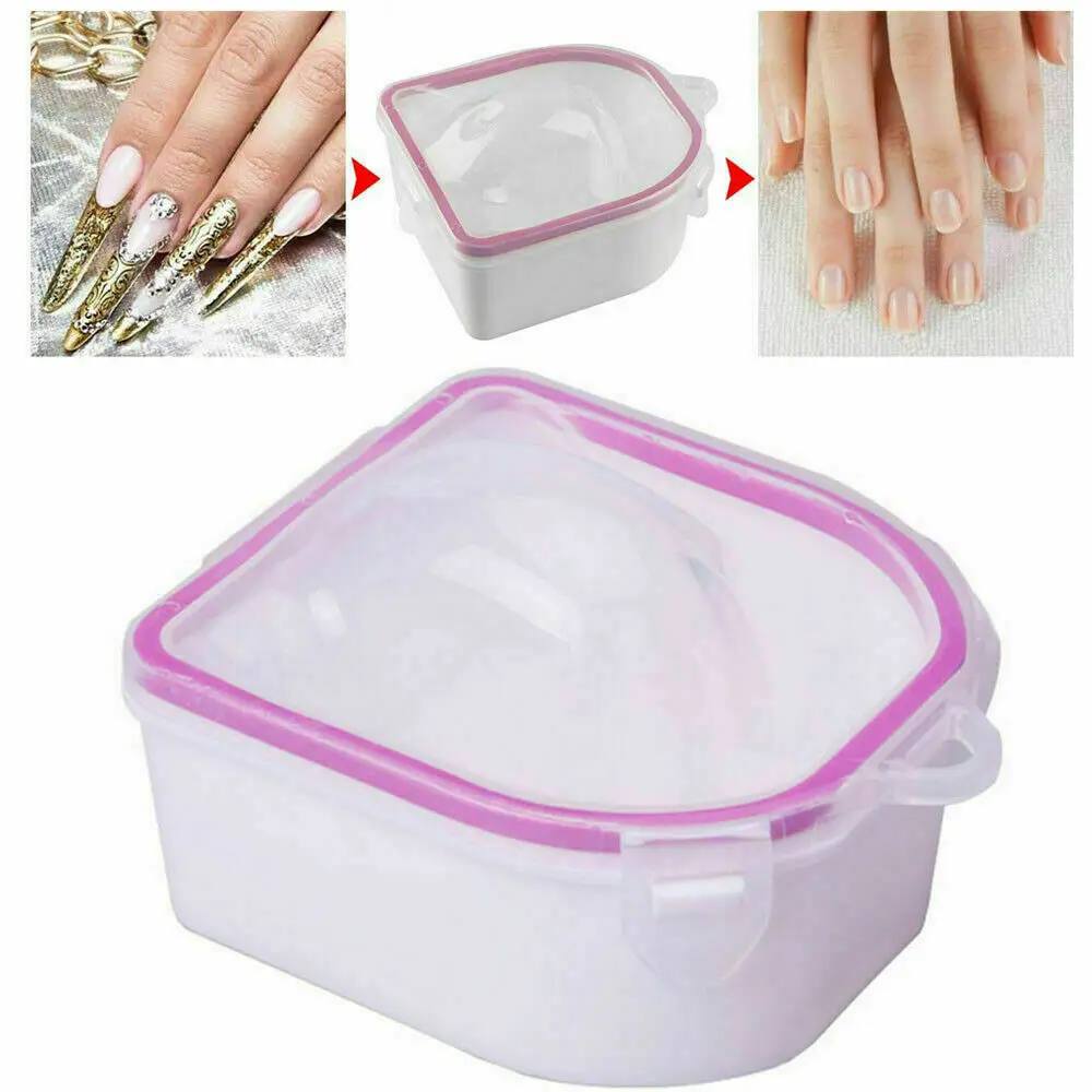 

Nail SPA Acetone Resistant Soak Off Warm Water Bowl Manicure Nail Soak Bowl Manicure Treatment Tool Double Layers #MHD3
