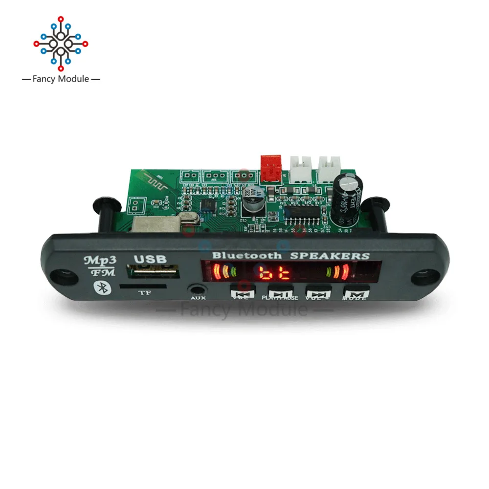 

Car TF Card Version 2*15W Power Amplifier MP3 Decoder Board With Radio FM Function DC 12V With Remote Control