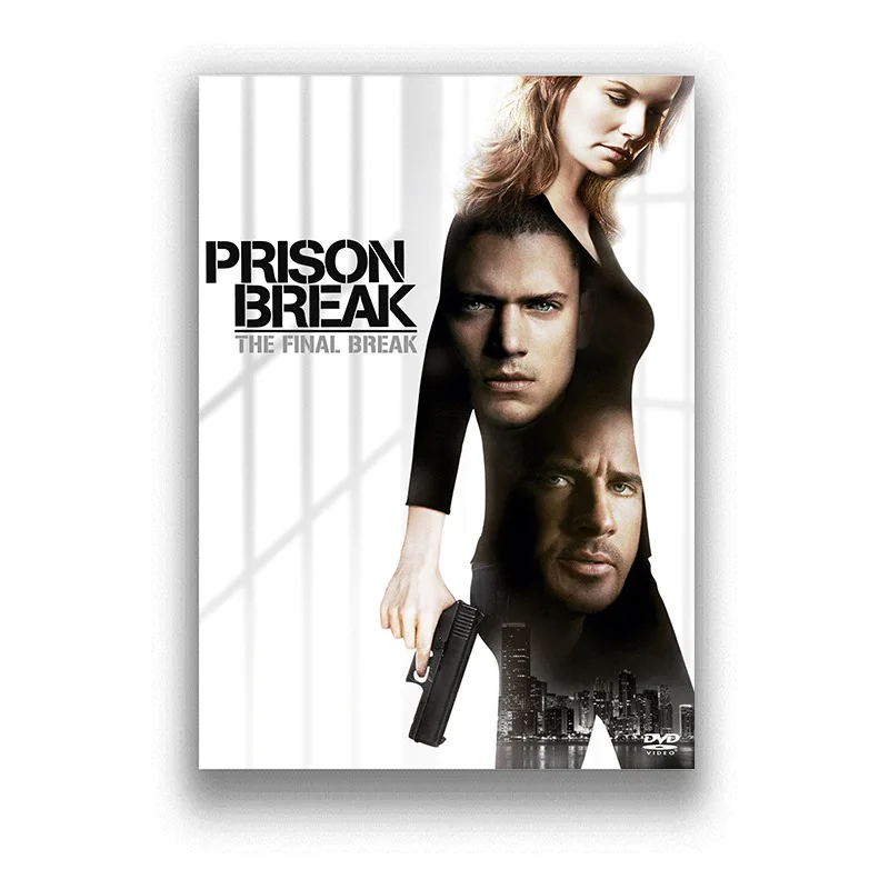 Плакаты на стену в виде побега из тюрьмы художественные принты с белым покрытием