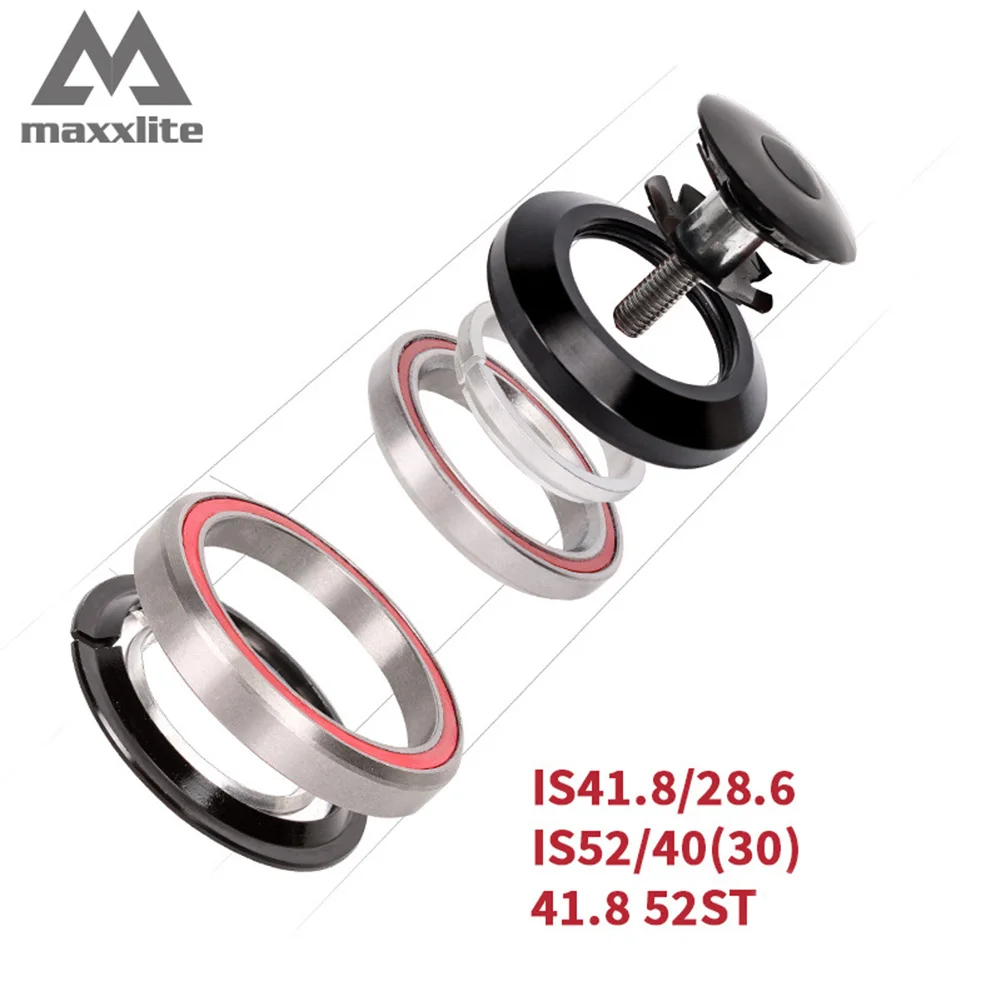 

ZTTO Bicycle Headset 42mm 52mm Aluminum alloy MTB Road Bike Straight Tube Fork Durable Cycling Bearing Headset Part Accessories