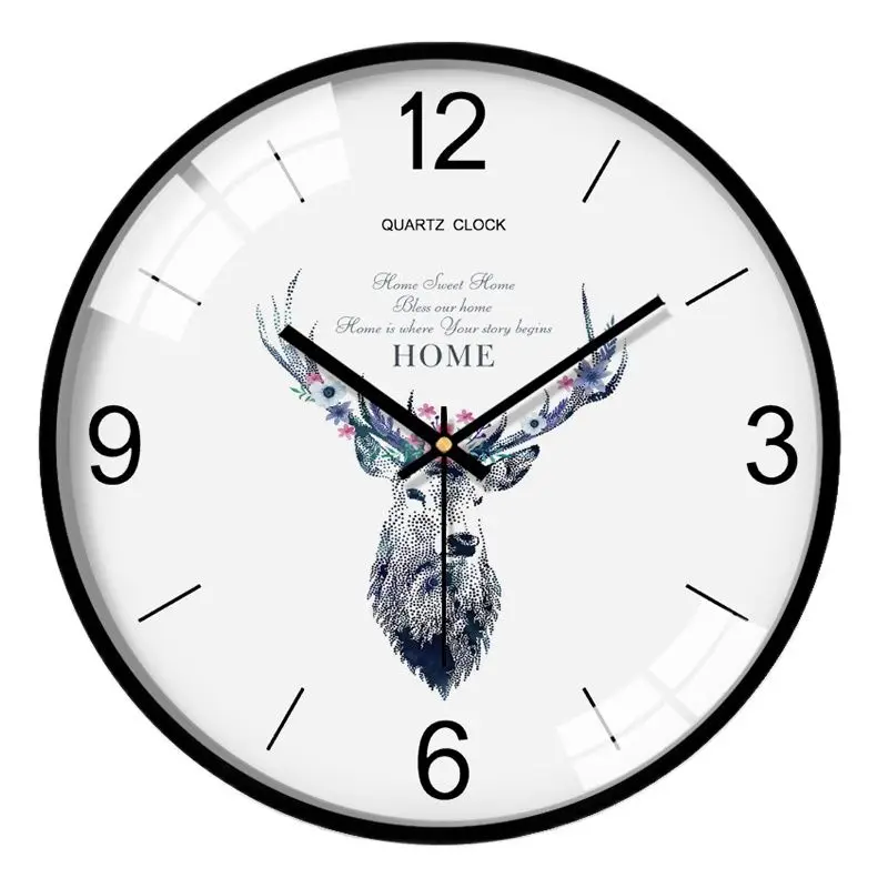 Креативные большие настенные часы в скандинавском стиле современные