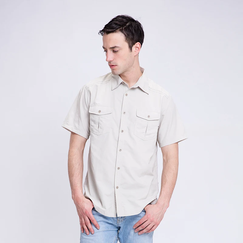 Рубашка ROYALWAY Мужская быстросохнущая Спортивная блуза в стиле милитари для