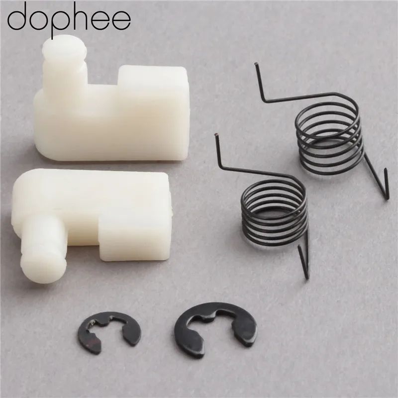 Dophee 6 шт. запчасти для инструментов цепная пила маховик стартера + пружина зажим