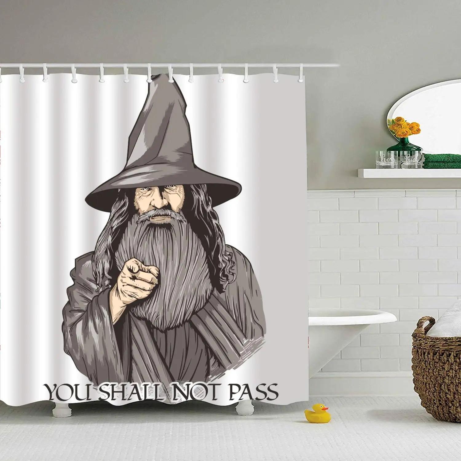 Занавеска для душа в ванную комнату занавеска с 12 крючками прочная