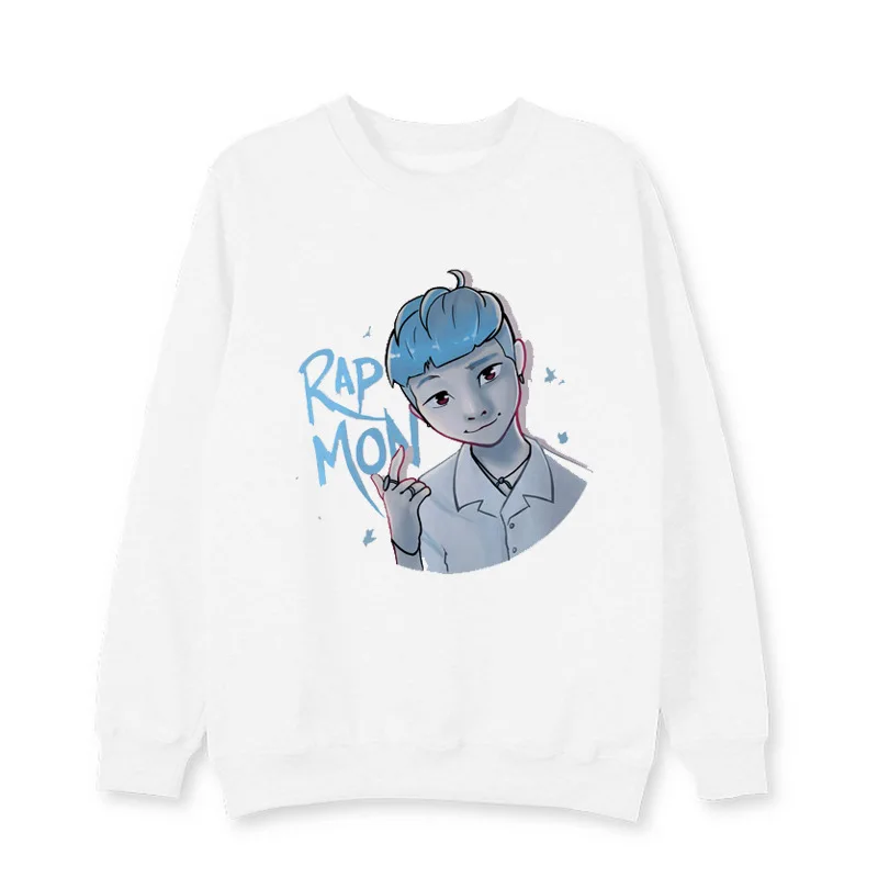 

New Korean Fashion Kpop Hoodie Kawaii Cartoon Printed Harajuku Sweatshirts Pullovers Women Long Sleeve K-pop Clothes Dropship