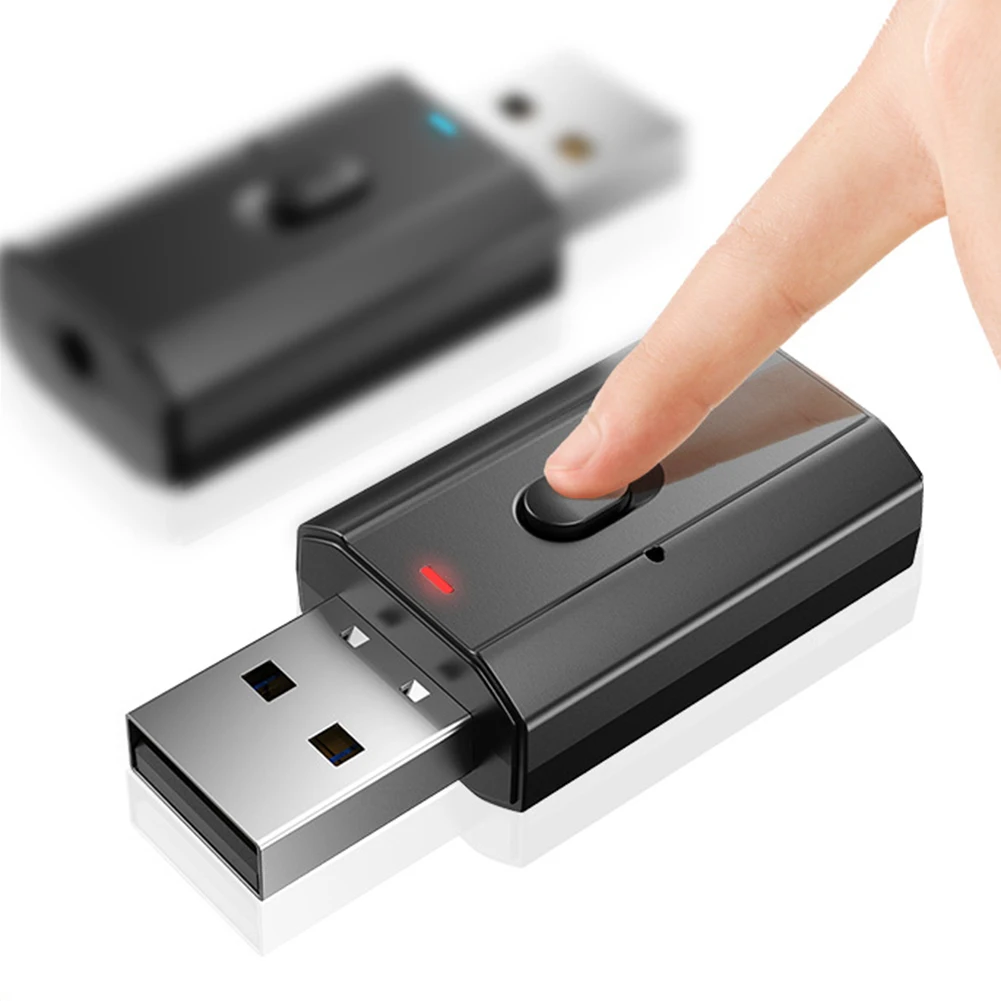 

USB Bluetooth ключ 5,0 AUX аудио передатчик приемник адаптер для ТВ автомобиля ПК VDX99