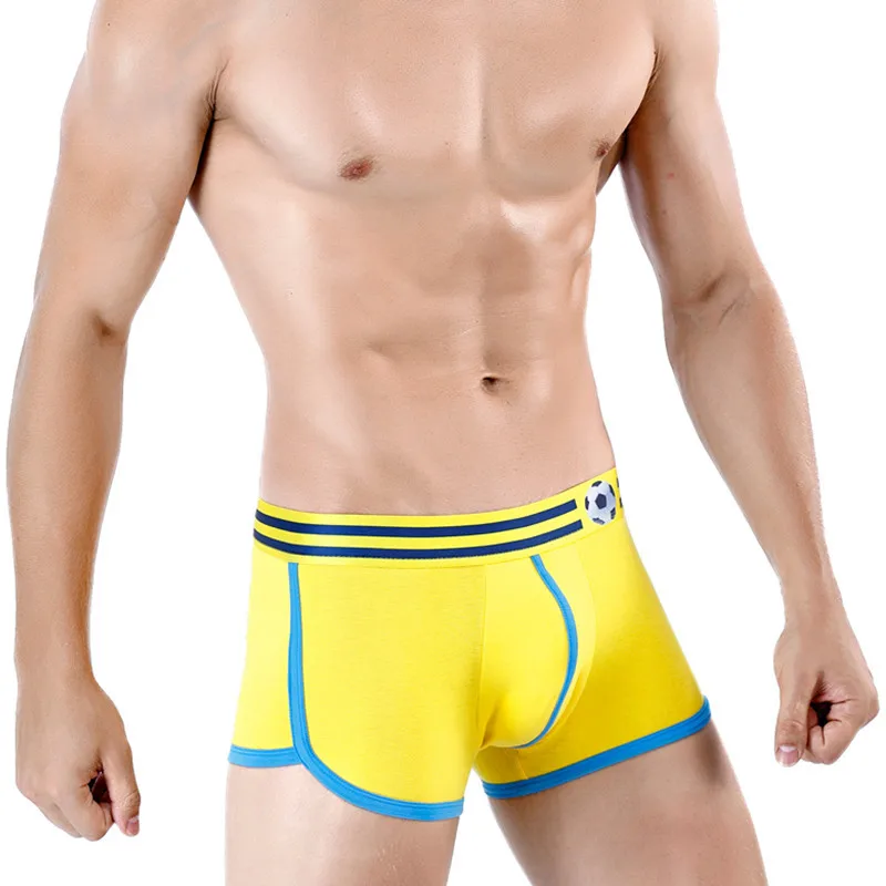 Хлопковое нижнее белье для мужчин боксеры трусы мужские сексуальные дышащие