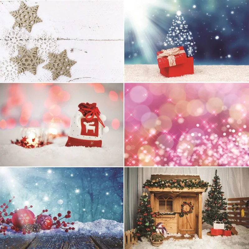 

Vinyl Custom Photography Backdrops Prop Christmas Photography Background NY6FD-6