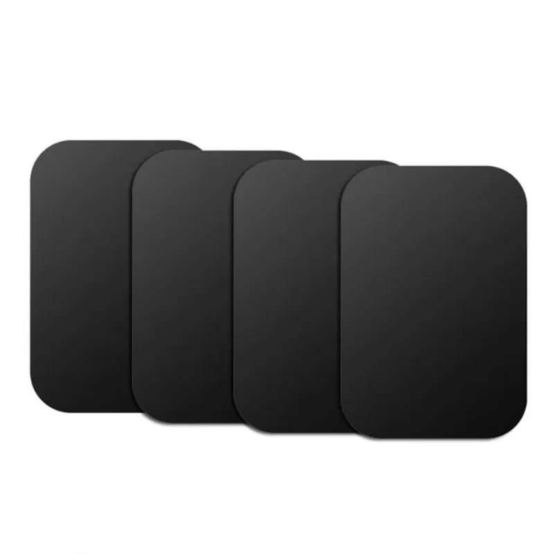 4Rectangle Автомобильный держатель для телефона,, металлическая пластина, Универсальный сменный комплект металлических пластин с клеем для магнитного крепления, Магнитная подставка для мобильного телефона - Цвет: 4Rectangle