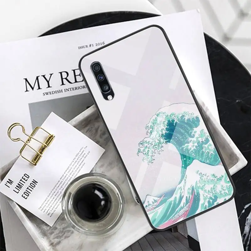 

Big Wave Of Kanagawa Phone Case For Xiaomi Mi 6 8 8Lite For Redmi 6 Note7 5 Phone Case Glass
