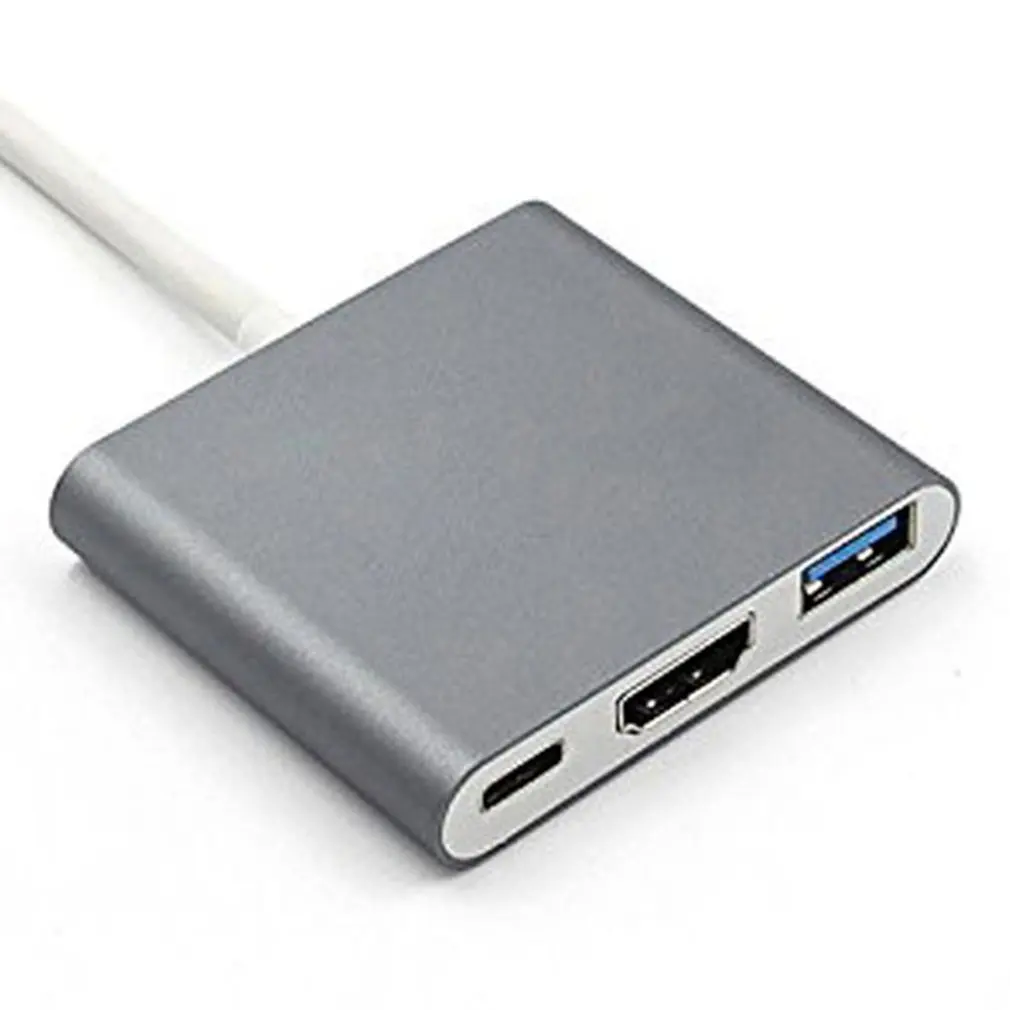 

USB C HUB to HDMI-Compatible Adapter For Macbook Pro/Air Thunderbolt 3 USB Type C Hub to HDMI-Compatible 4K USB 3.0 Port USB-C