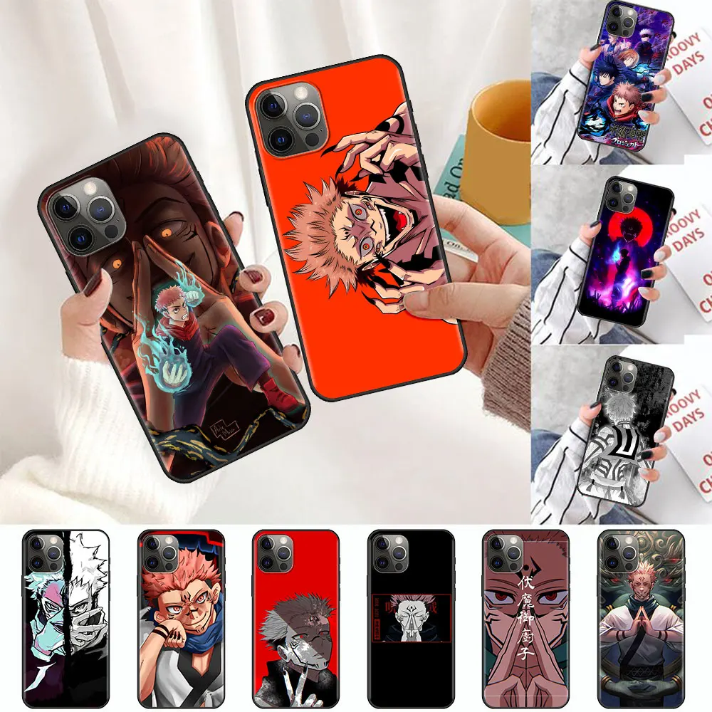 

Jujutsu Kaisen Anime Hot Case For Samsung Galaxy S20 FE S21 Ultra Phone Cover S10 Lite S8 S9 Plus S10e Black Soft Silicone Capa