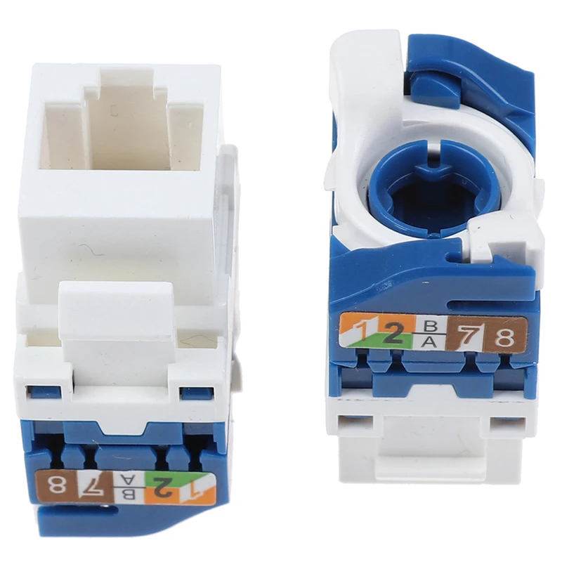 1 шт. разъем для модуля Keystone Jack CAT6 AMPCOM RJ45 самоблокирующийся Cat.5e |