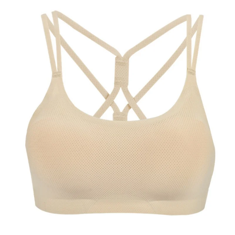 Спортивный бюстгальтер для йоги с перекрестными ремешками женский спортивный