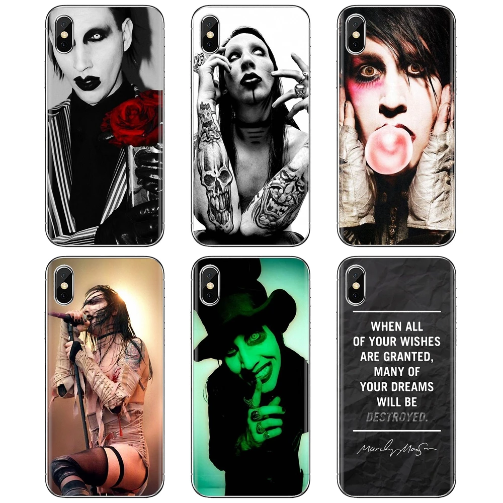 Силиконовый чехол для Samsung Galaxy J1 J2 J3 J4 J5 J6 J7 J8 Plus 2018 Prime 2015 2016 2017 EU UK Marilyn Manson Brian