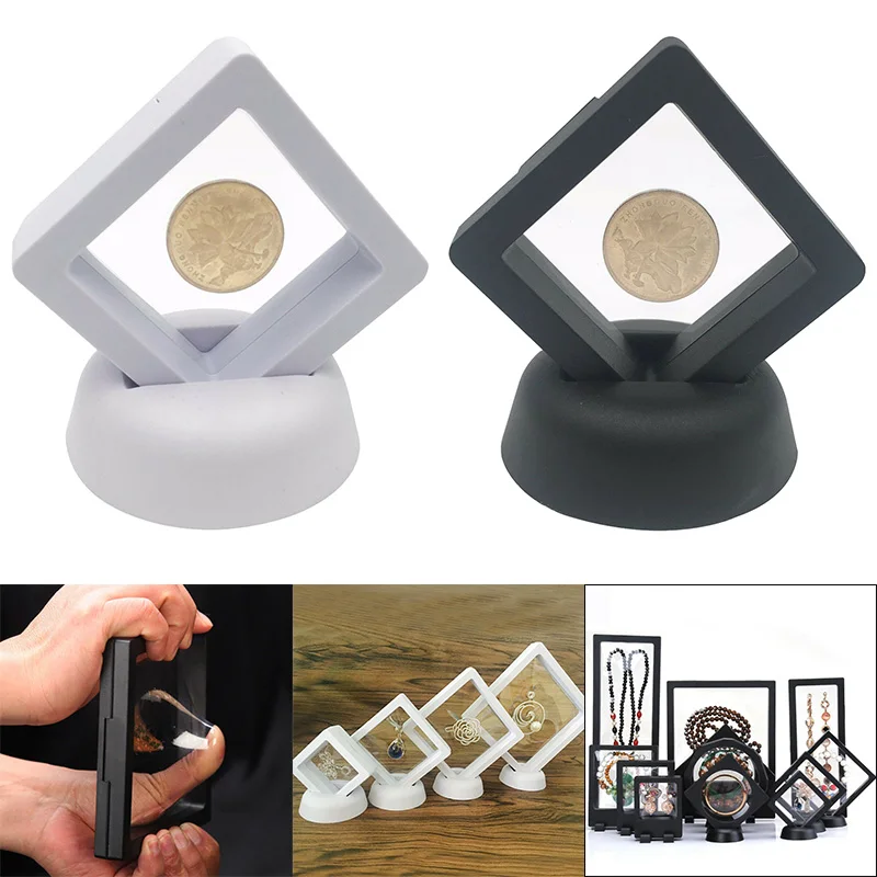 

10Pcs 3D Floating Frame Shadow Box Picture Frame Jewelry Display Protection HANW88