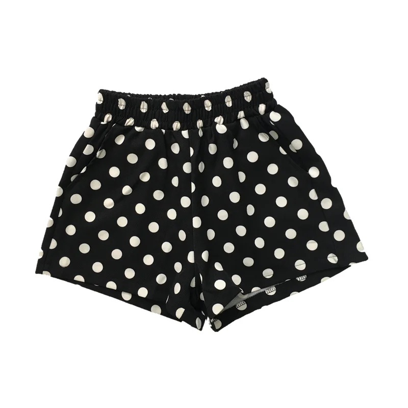 

High Waist Polka Dot Women Shorts Summer New High Waist Wide Leg Casual All Match Female Shorts Top Quality