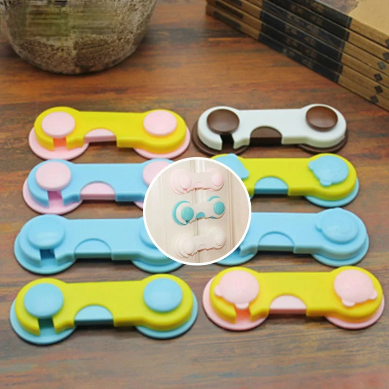 Бесплатная доставка 5 шт. Пластик замок шкафа ребенка Безопасность для защиты