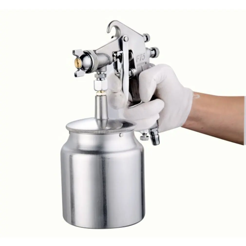 

New 2021 Professional Paint Spray Gun F75 Pneumatic Airbrush 1.5mm Nozzle Automotive Painting Tool Multifunction Spray Gun