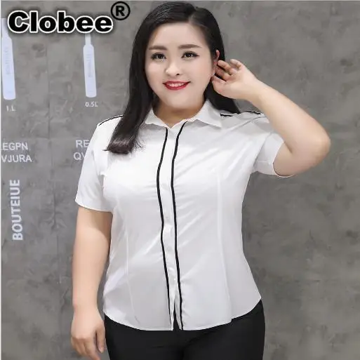 Туника женские блузы рубашки 2020 элегантная Офисная Женская блузка с коротким